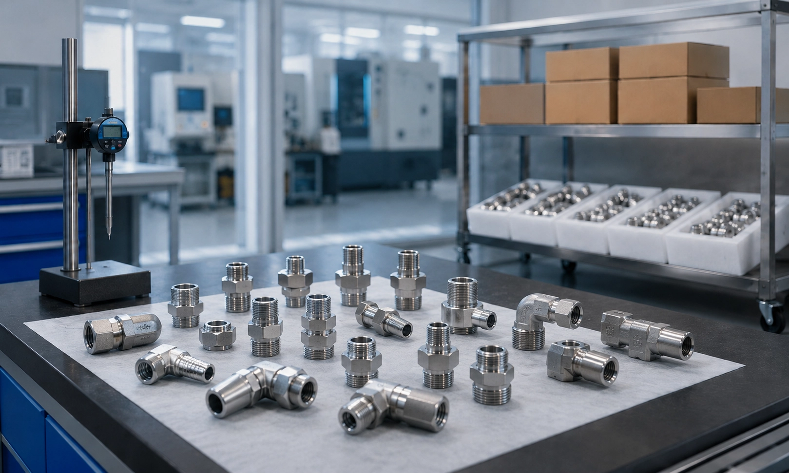 Reliable hydraulic component quality control