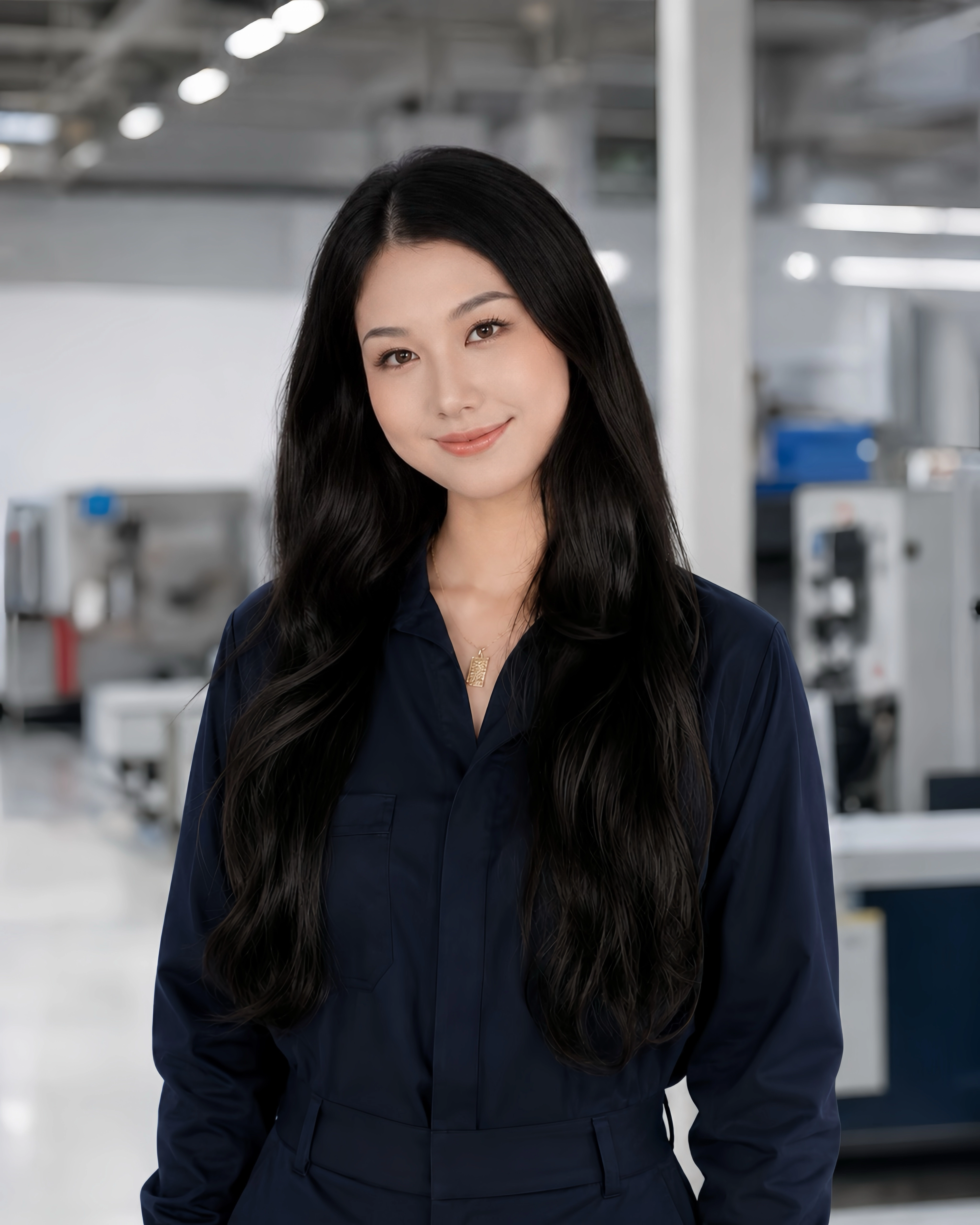 Wei Xing Machinery representative in modern CNC workshop