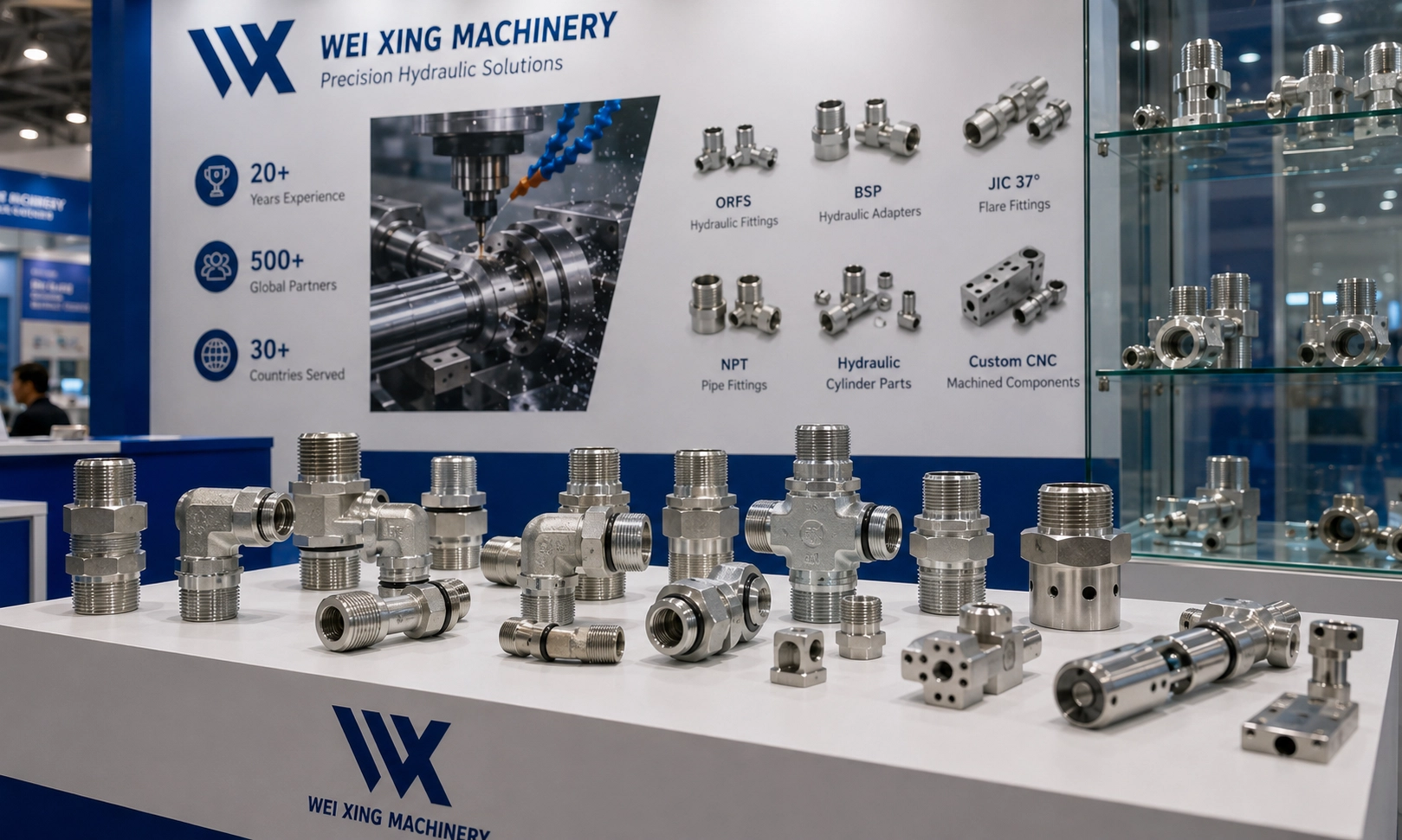 Hydraulic components exhibition display