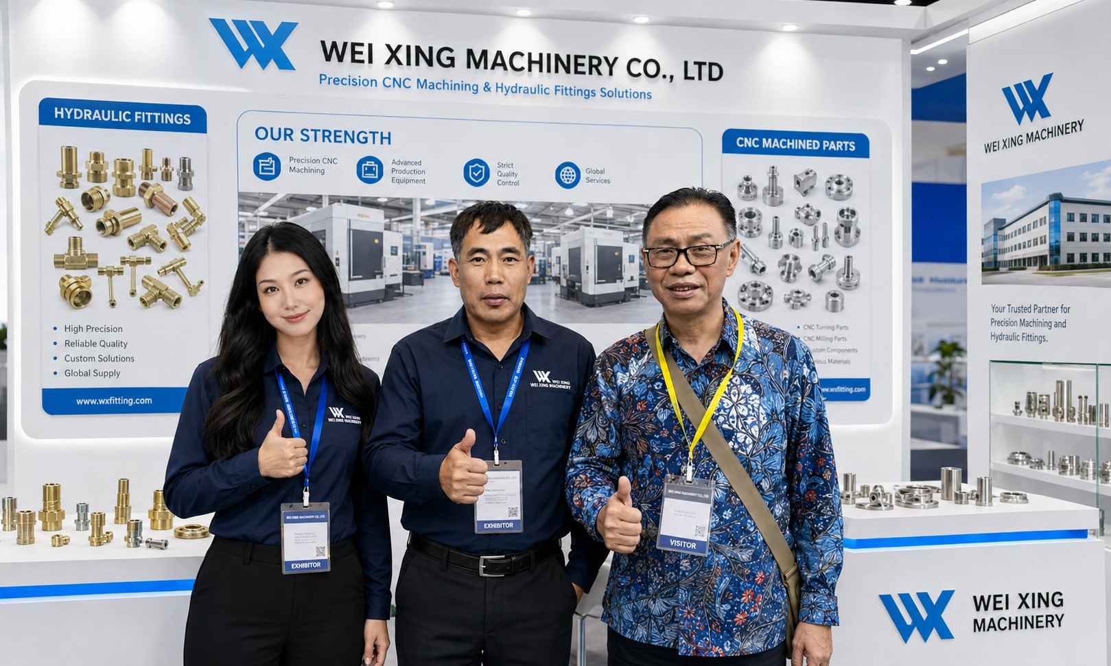 Wei Xing Machinery global trade show