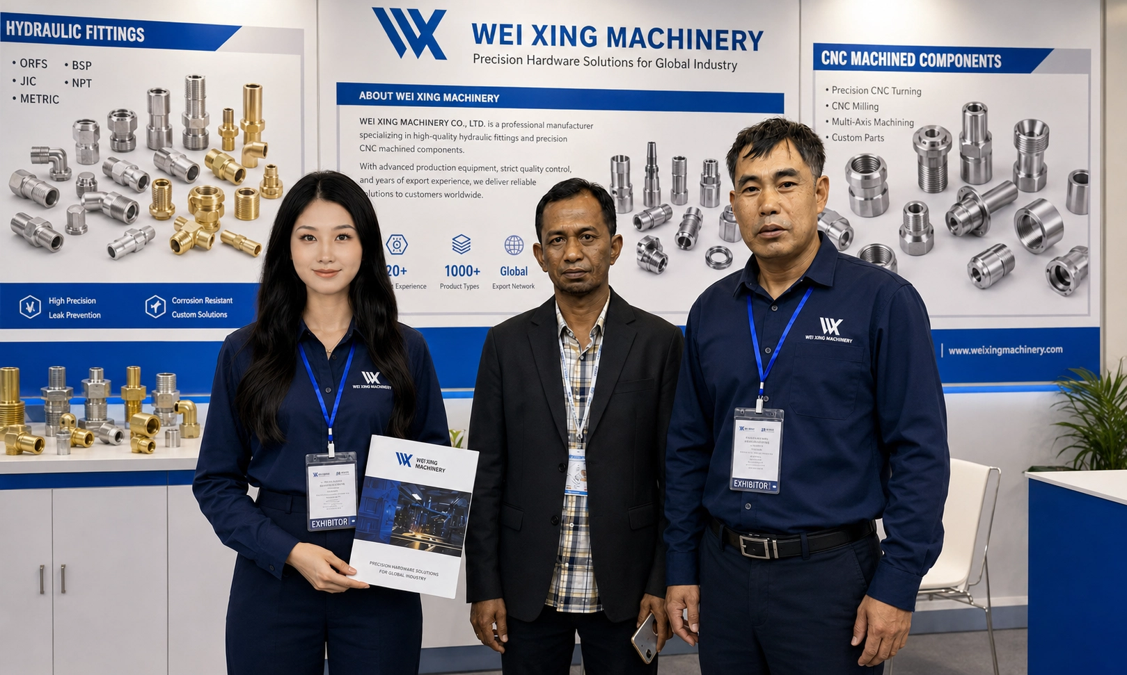 Overseas exhibition for precision machined components