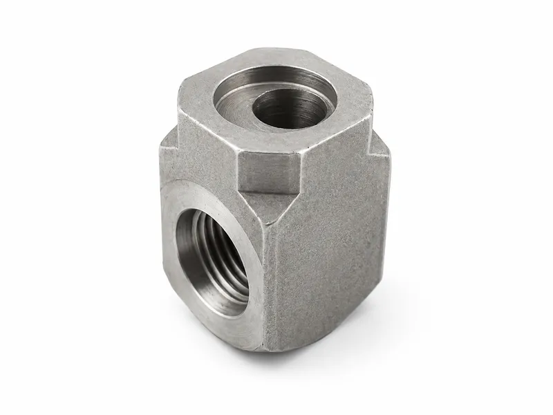 Custom CNC parts machined to drawings for hydraulic and industrial applications